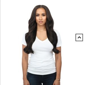 Bellami clip in extensions off black